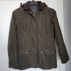 Barbour Beadnell women's jacket, size 8, olive
